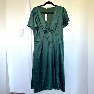 Sage green formal dress